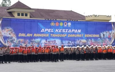 Antisipasi Fenomena Cuaca Ekstrem, Polri Gelar Apel Tanggap Darurat Bencana