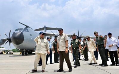 Presiden Prabowo Serahkan Airbus A400M untuk Perkuat Kekuatan TNI AU